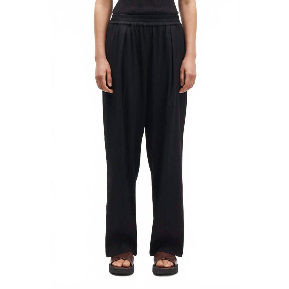 NEW SAMSOE julia wide leg trousers in black